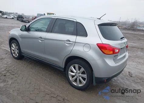 2014 Mitsubishi Outlander Sport Se from USA, damaged, VIN 4A4AP4AUXEE028285